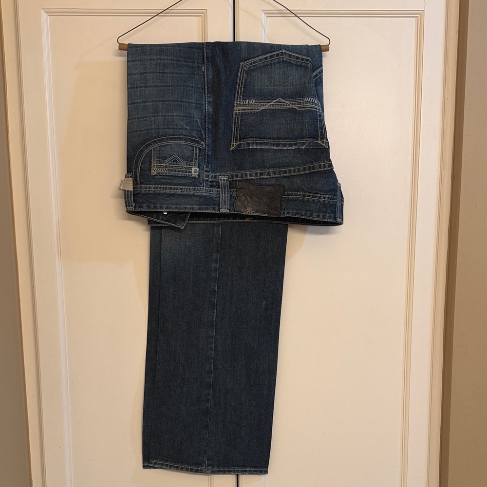 Men's Blue Bootcut Jeans